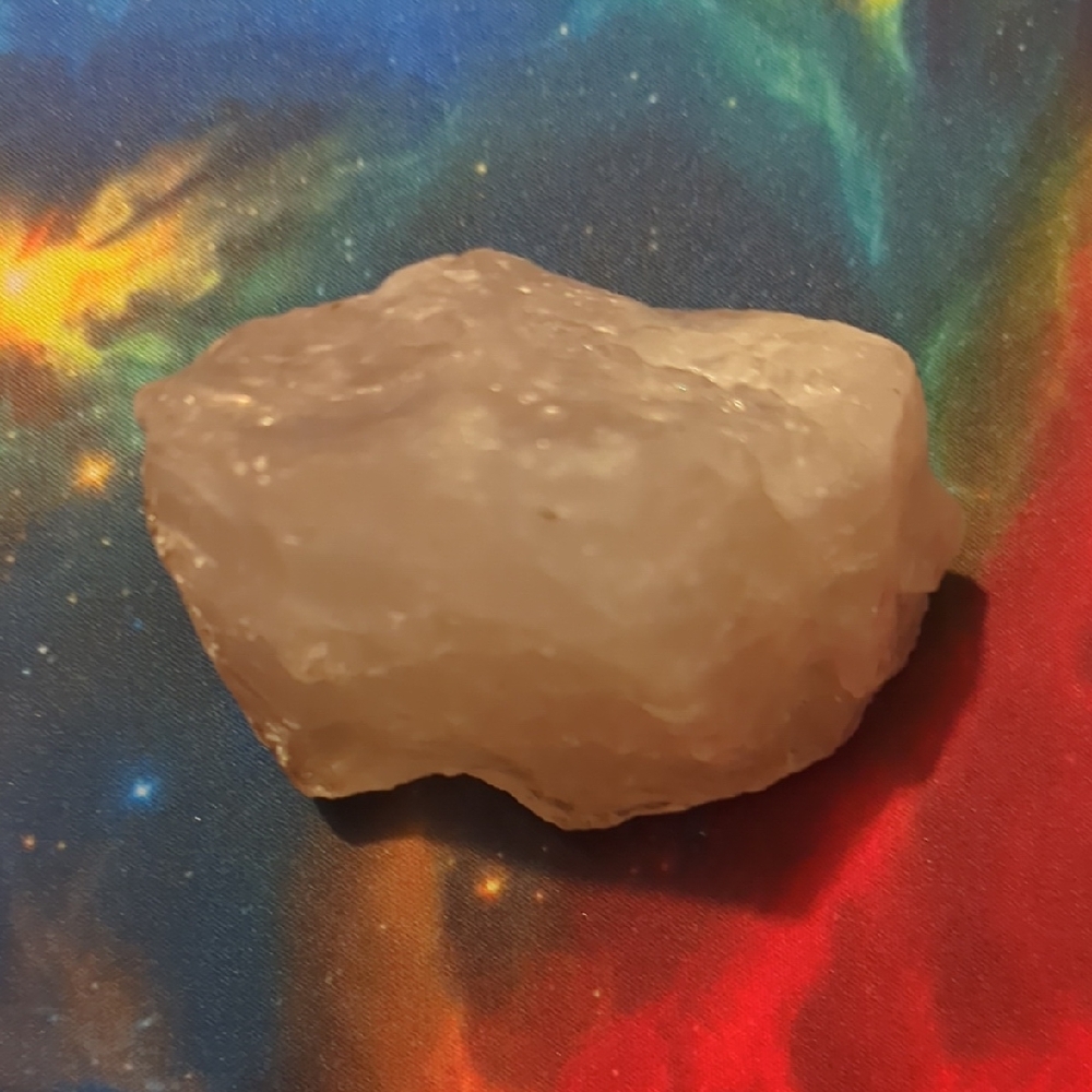 Raw Rose Quartz Chunk - Pale Pink Crystal